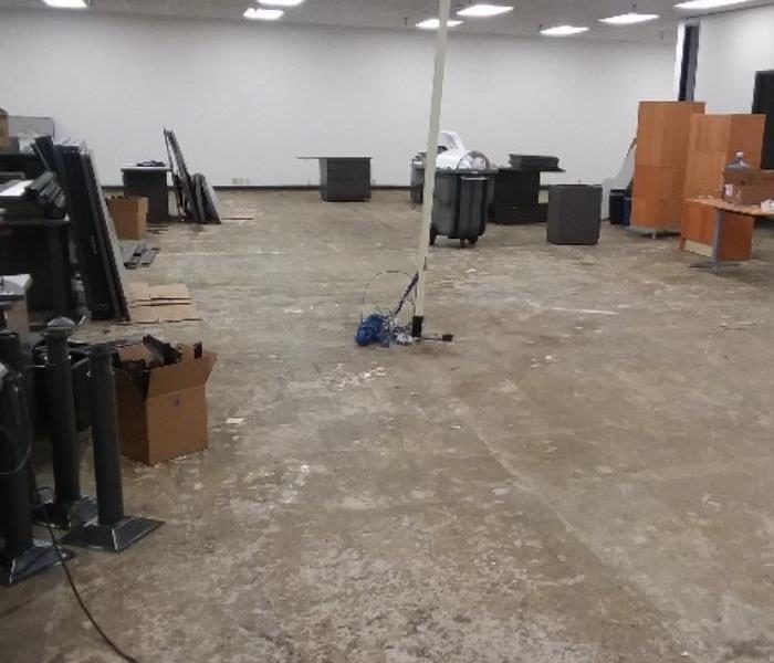 Water Damage After in an office in Butler, PA